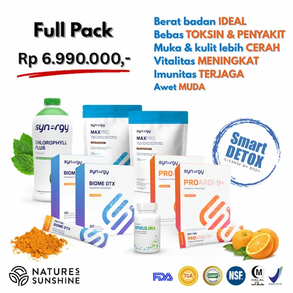 Full Pack Smart Detox 1 Bulan
