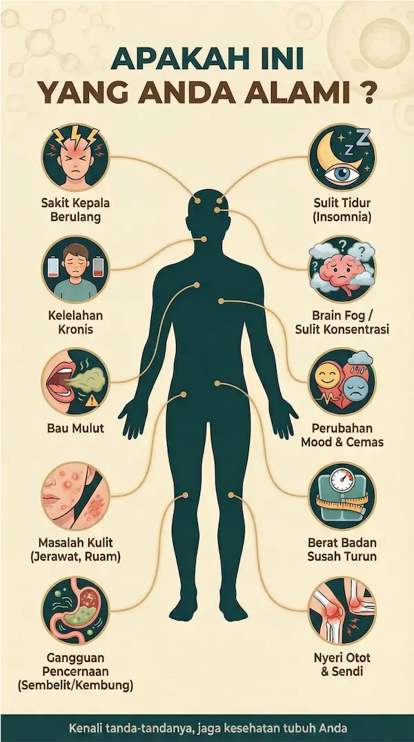 Masalah Tubuh yang Perlu Di-Detox